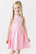 Bubblegum Pink Tank Pocket Twirl Dress by Mila & Rose ®