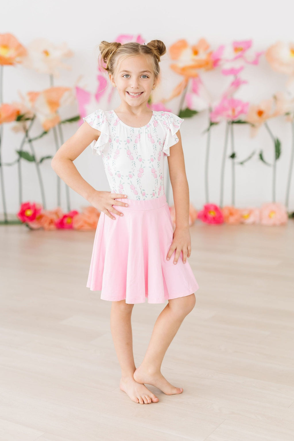 Bubblegum Pink Twirl Skort by Mila & Rose ®