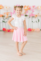 Bubblegum Pink Twirl Skort by Mila & Rose ®