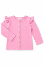 Bubblegum Pink Ruffle Cardigan by Mila & Rose ®