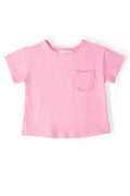 Bubblegum Pink Ruffle Pocket Tee by Mila & Rose ®