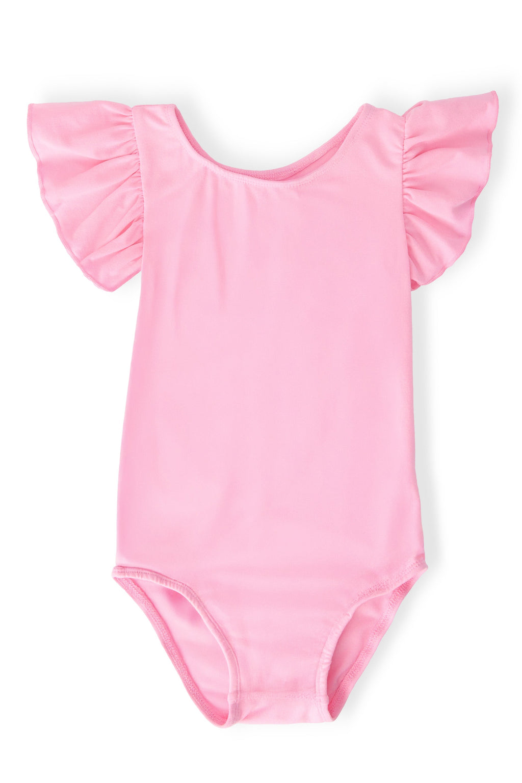 Bubblegum Pink S/S Flutter Sleeve Leotard by Mila & Rose ®