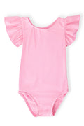 Bubblegum Pink S/S Flutter Sleeve Leotard by Mila & Rose ®
