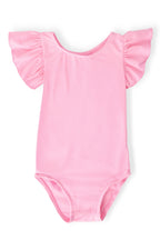 Bubblegum Pink S/S Flutter Sleeve Leotard by Mila & Rose ®