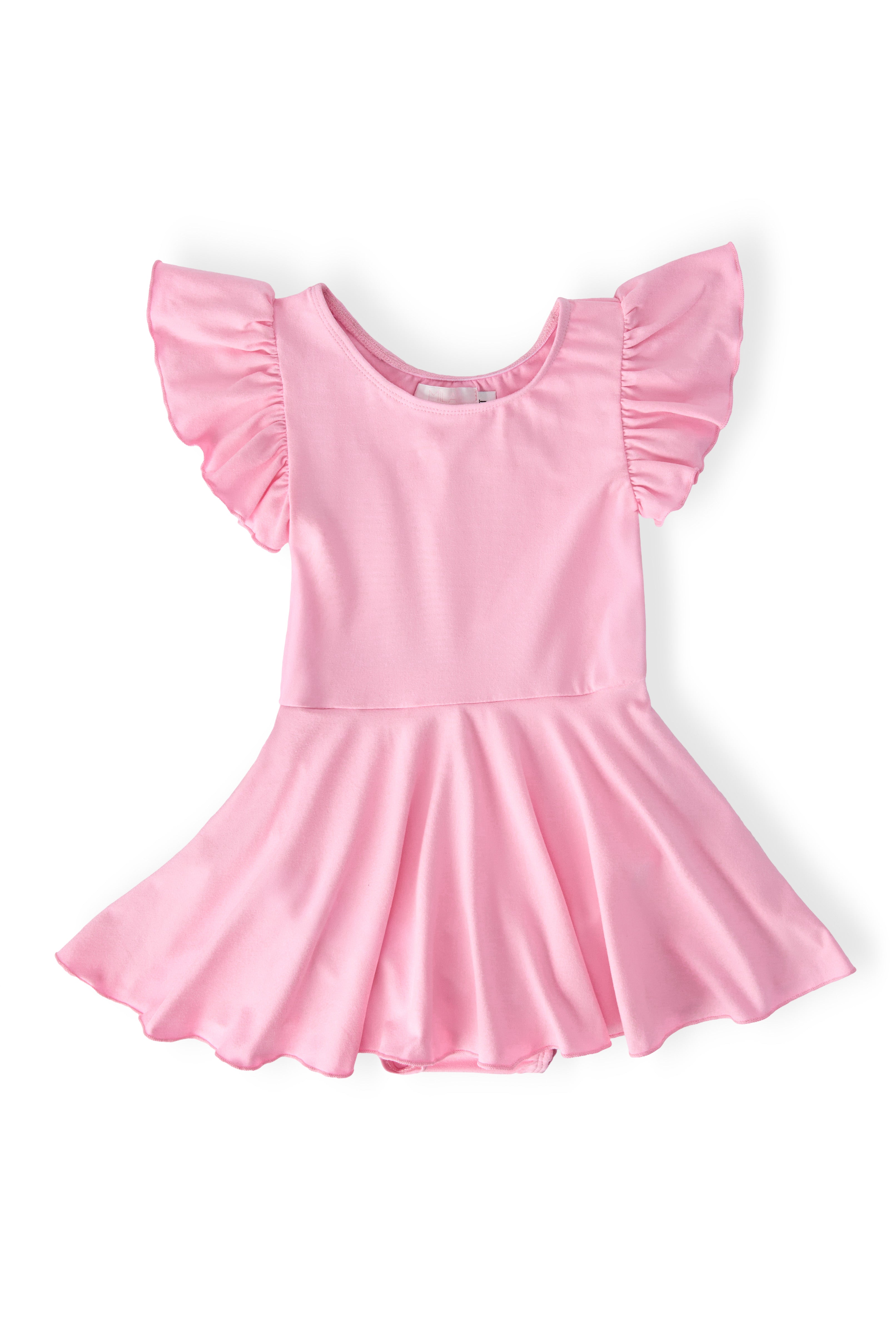 Bubblegum Pink S/S Twirl Leotard by Mila & Rose ®