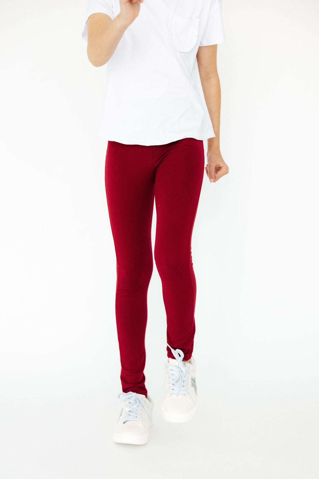 Burgundy Leggings by Mila & Rose ®