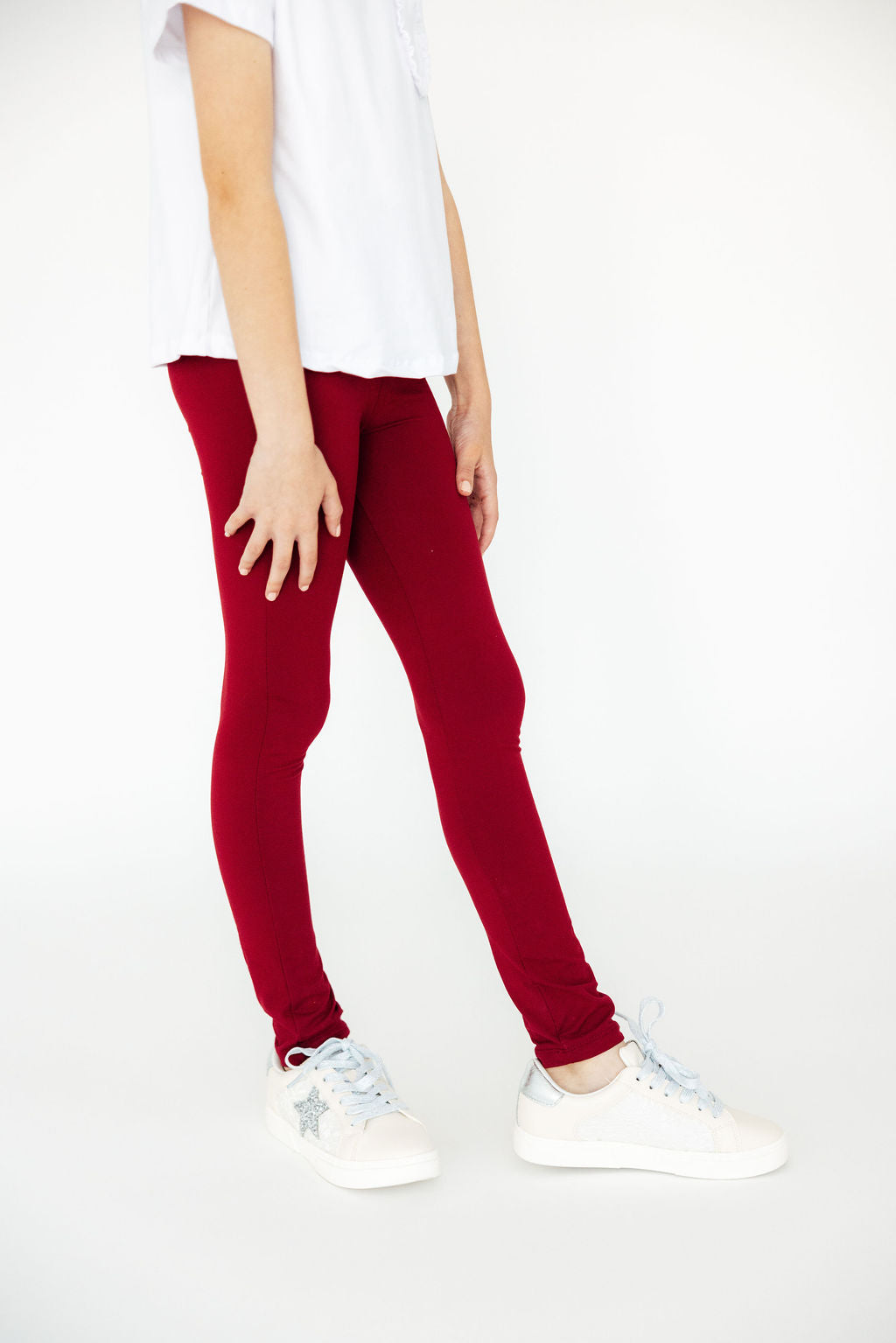 Burgundy Leggings by Mila & Rose ®