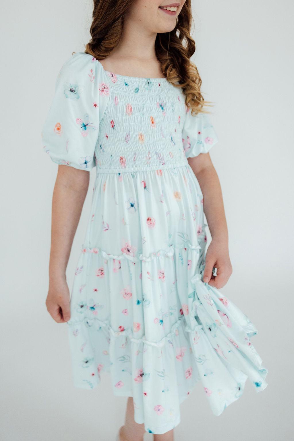 Butterfly Ballet Smocked Ruffle Dress by Mila & Rose ®
