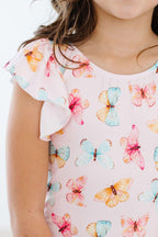 Butterfly Kisses S/S Flutter Sleeve Leotard by Mila & Rose ®