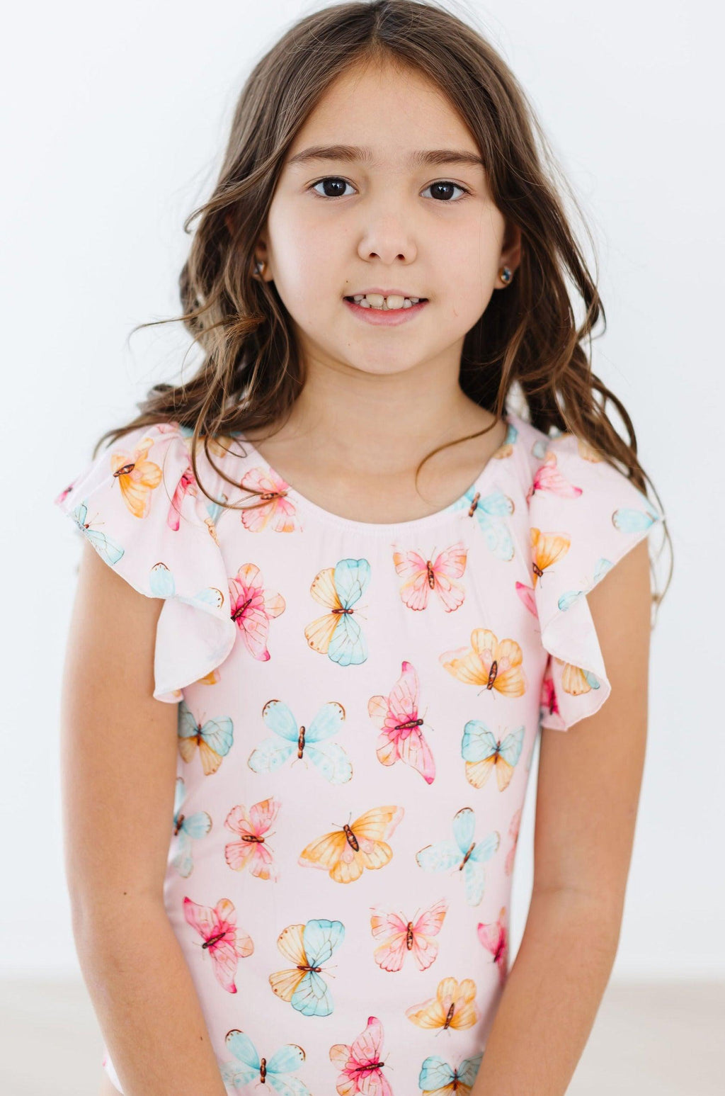 Butterfly Kisses S/S Flutter Sleeve Leotard by Mila & Rose ®