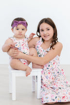Butterfly Meadows Ruffle Cross Back Romper by Mila & Rose ®