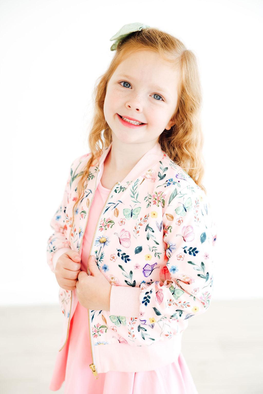 Butterfly Meadows Satin Jacket by Mila & Rose ®