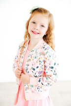 Butterfly Meadows Satin Jacket by Mila & Rose ®