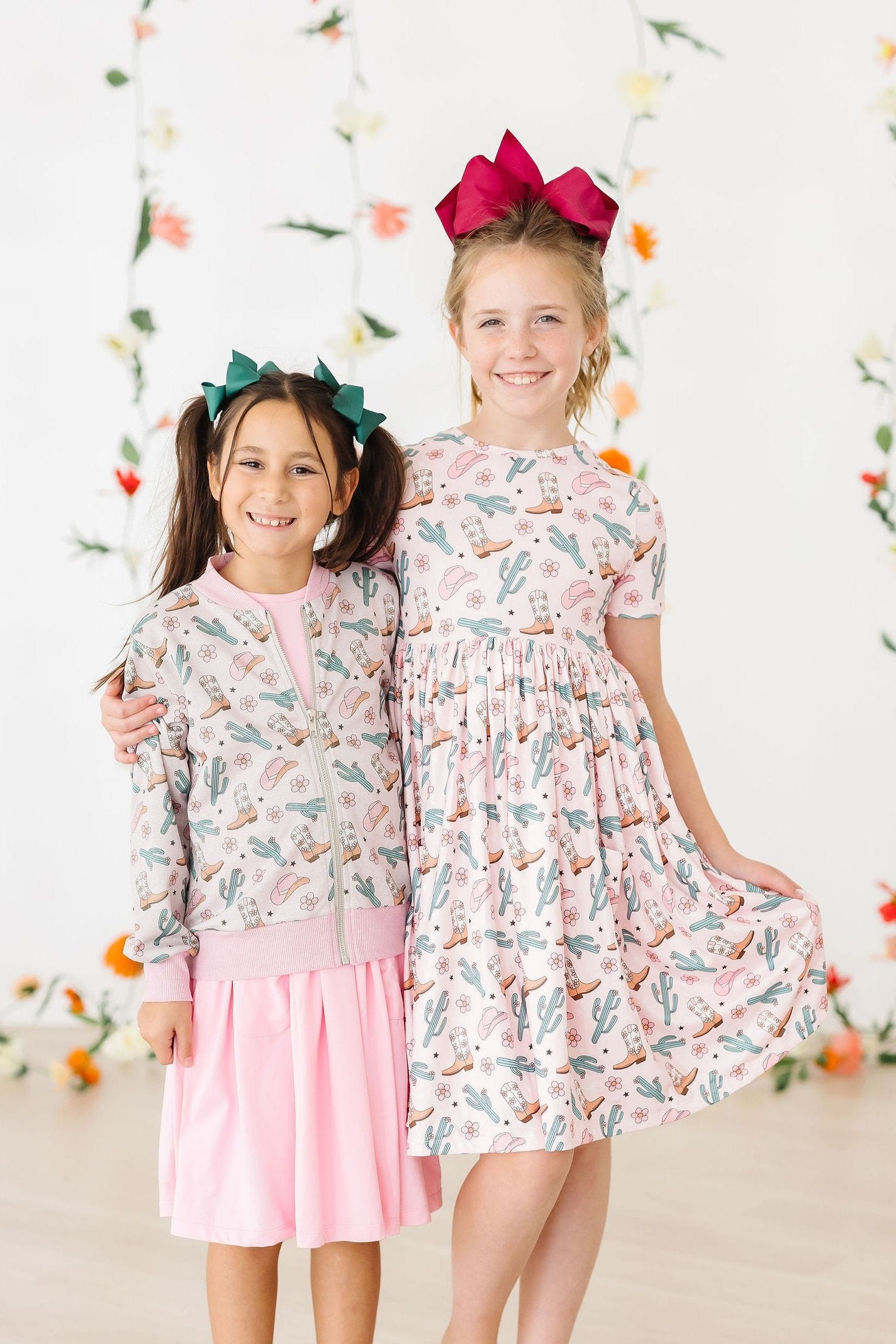 Cactus Cowgirl S/S Pocket Twirl Dress by Mila & Rose ®