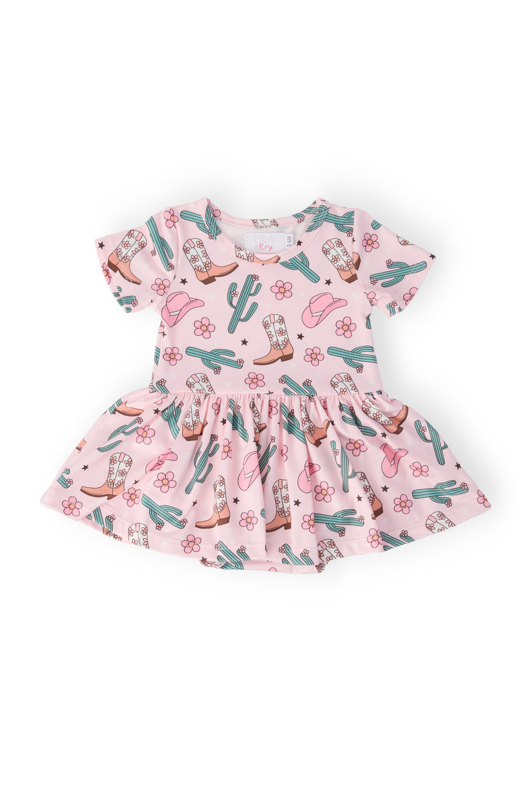 Cactus Cowgirl S/S Twirl Bodysuit by Mila & Rose ®