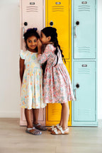 Campus Cutie Flutter Sleeve Twirl Dress by Mila & Rose ®