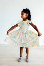 Campus Cutie Flutter Sleeve Twirl Dress by Mila & Rose ®
