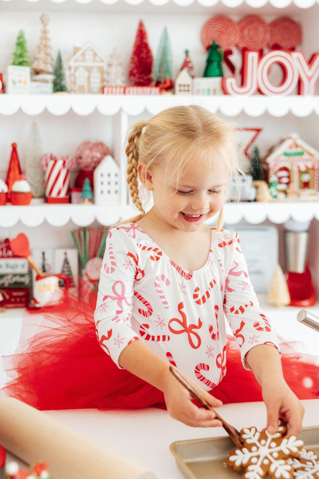 Candy Cane Lane 3/4 Tutu Leotard by Mila & Rose ®