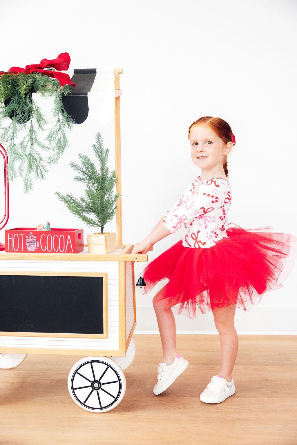 Candy Cane Lane 3/4 Tutu Leotard by Mila & Rose ®