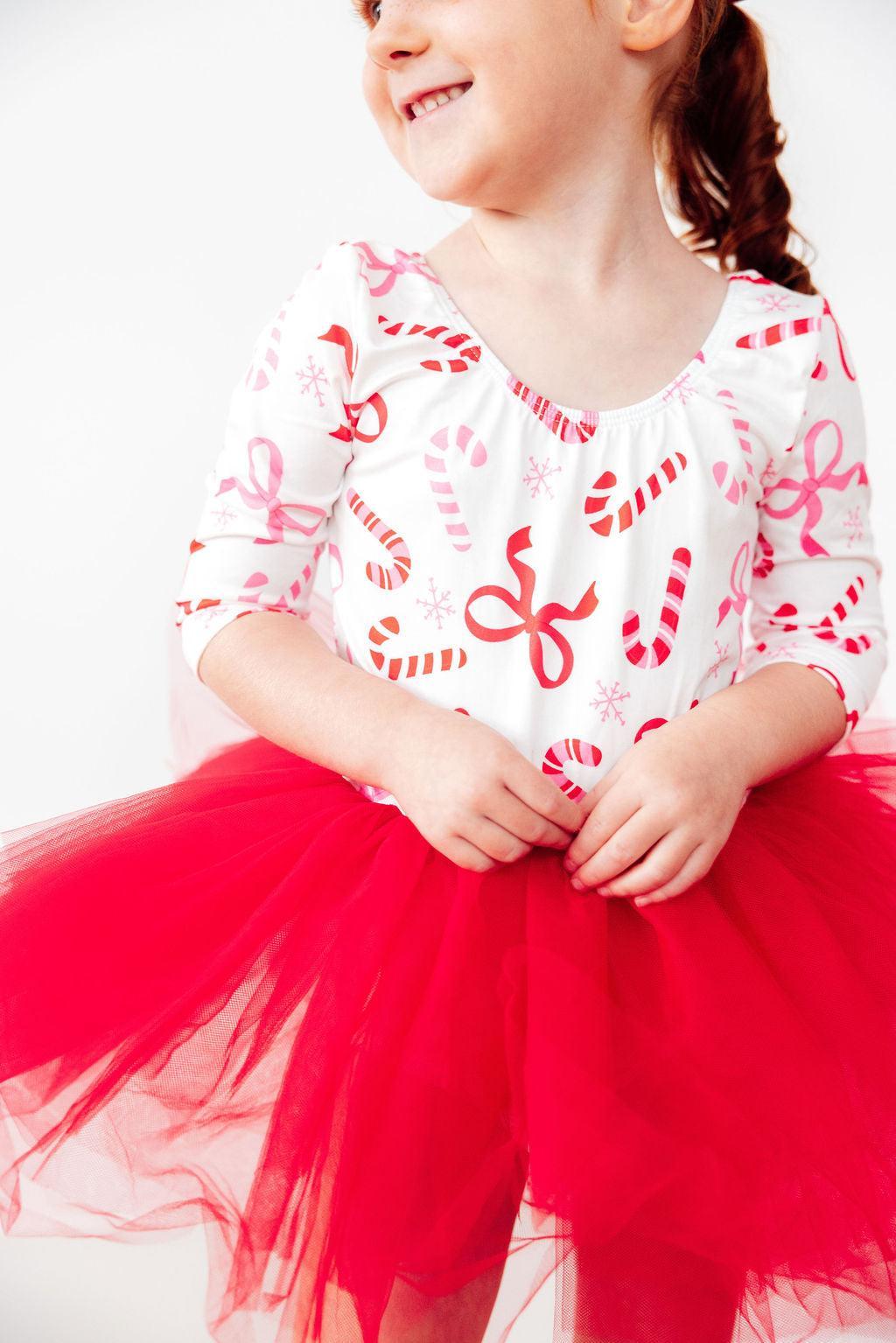 Candy Cane Lane 3/4 Tutu Leotard by Mila & Rose ®