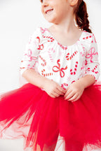 Candy Cane Lane 3/4 Tutu Leotard by Mila & Rose ®