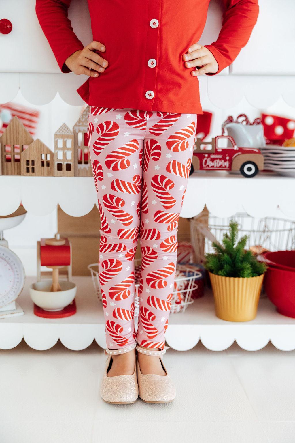 Candy Canes Leggings by Mila & Rose ®