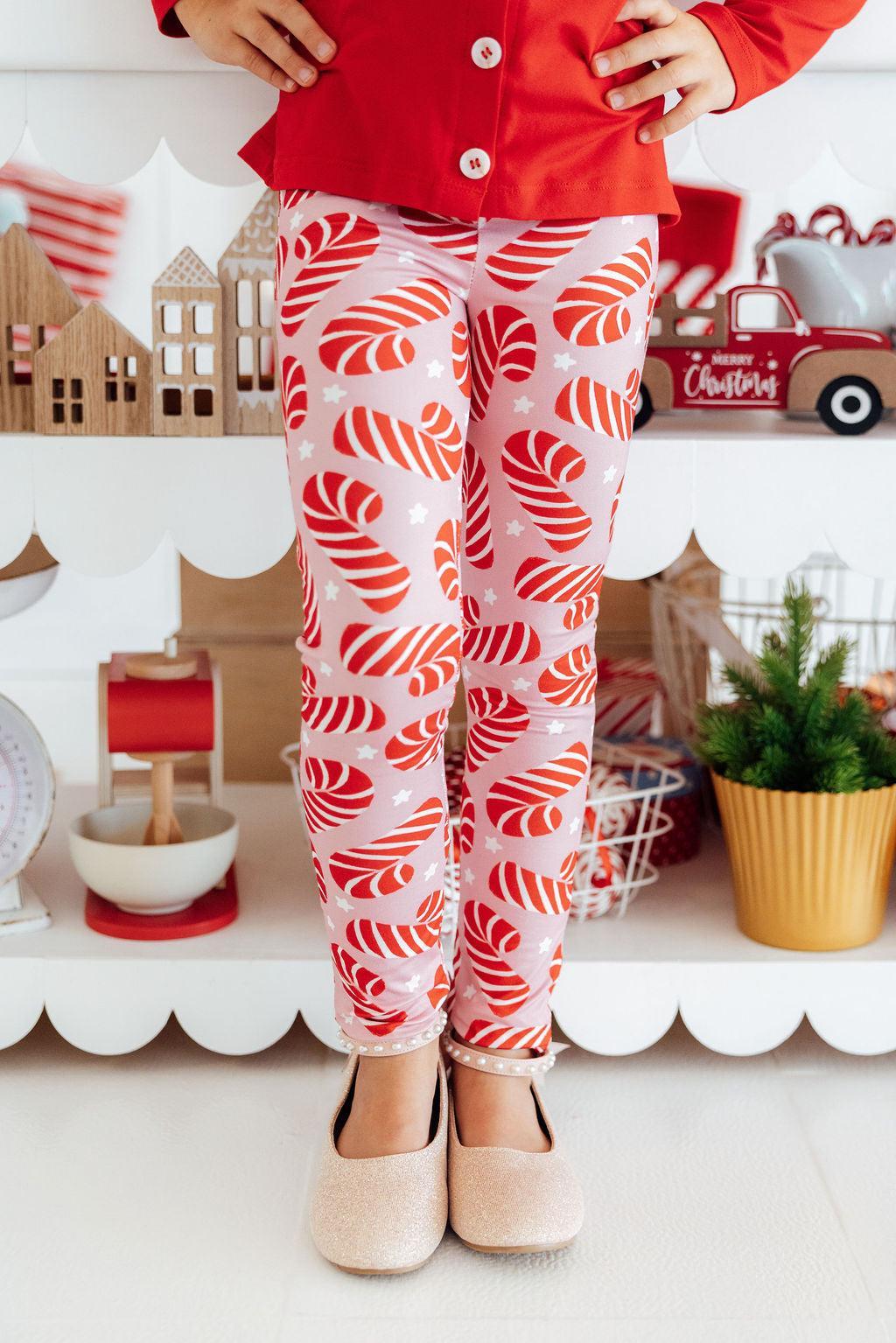 Candy Canes Leggings by Mila & Rose ®