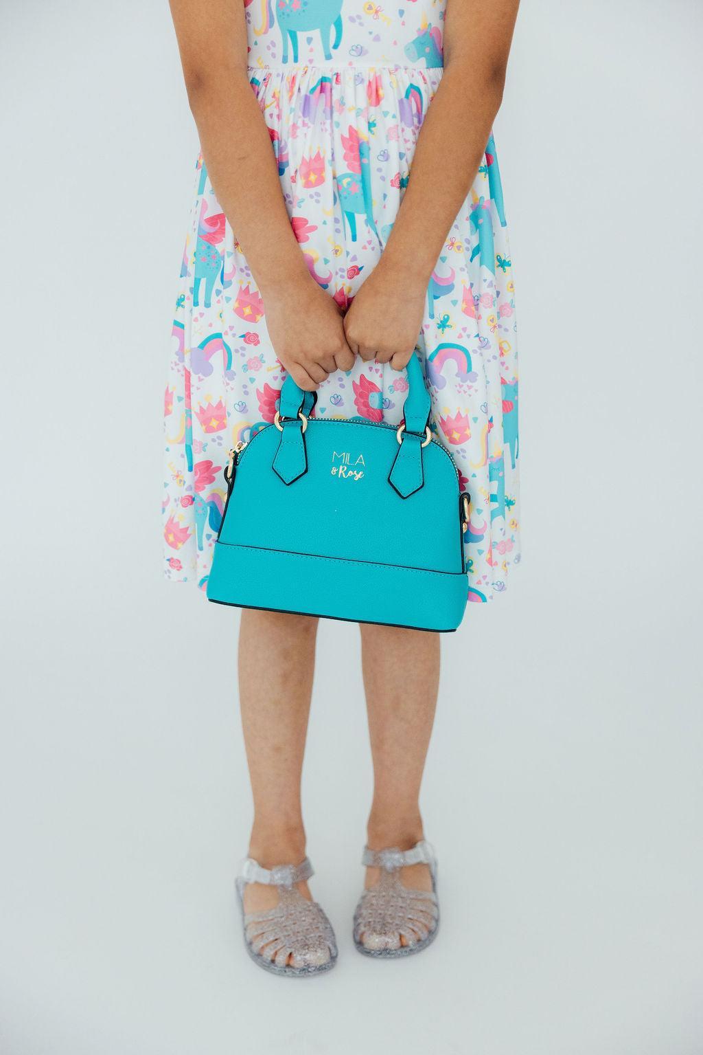 Caribbean Blue Girl's Crossbody Purse by Mila & Rose ®