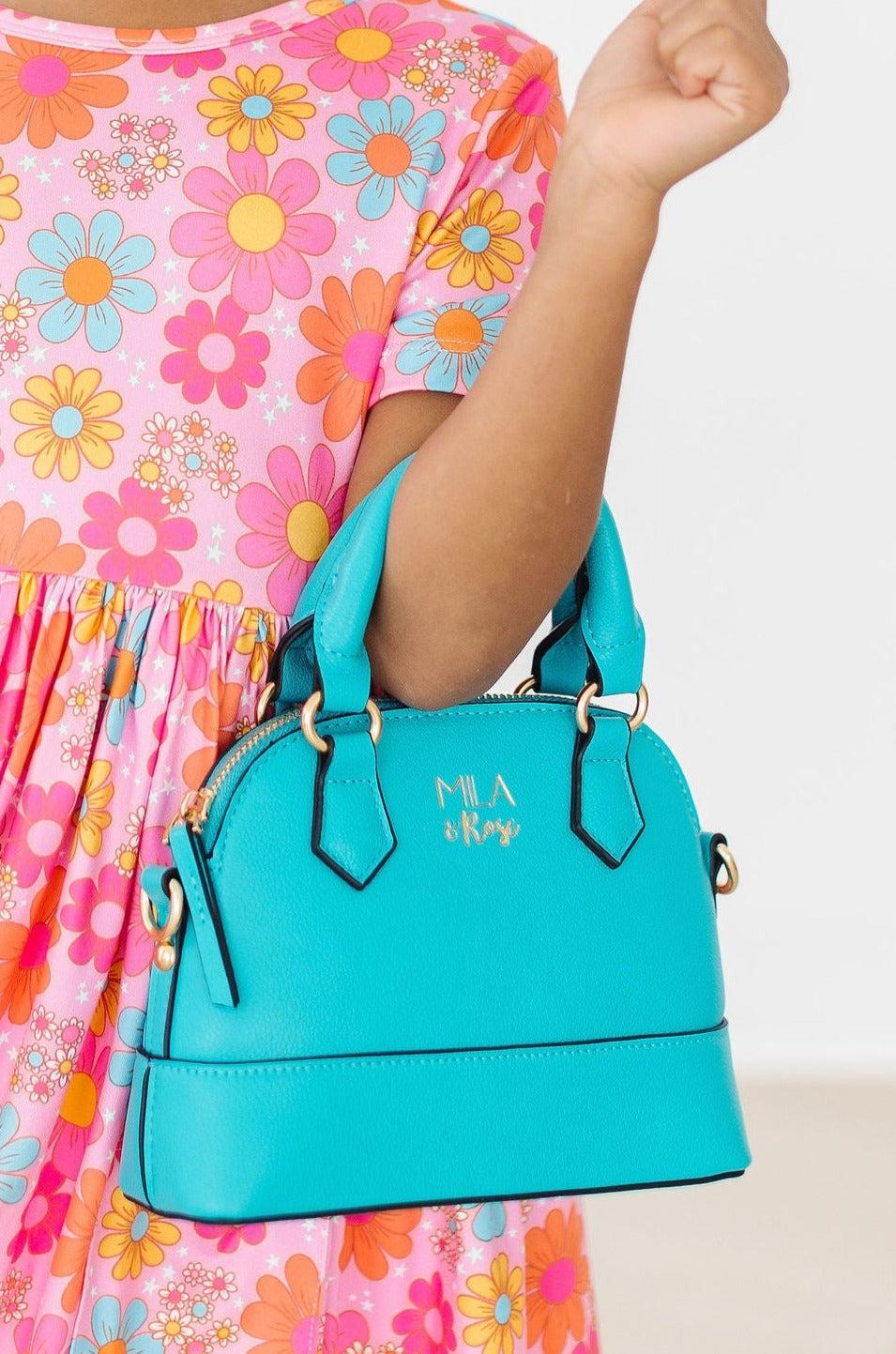 Caribbean Blue Girl's Crossbody Purse by Mila & Rose ®