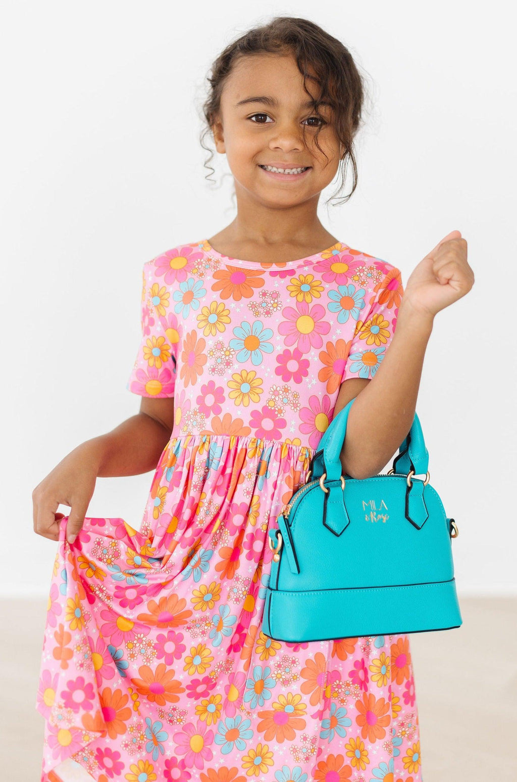 Caribbean Blue Girl's Crossbody Purse by Mila & Rose ®