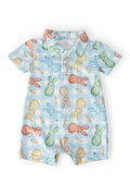 Carrot Patch Polo Shorty One-Piece by Mila & Rose ®