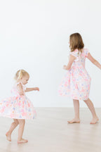 Castles & Rainbows Flutter Sleeve Twirl Dress by Mila & Rose ®