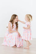Castles & Rainbows Flutter Sleeve Twirl Dress by Mila & Rose ®