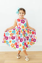 Cheerful Blooms Tank Twirl Dress by Mila & Rose ®