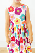 Cheerful Blooms Tank Twirl Dress by Mila & Rose ®