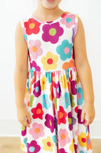 Cheerful Blooms Tank Twirl Dress by Mila & Rose ®