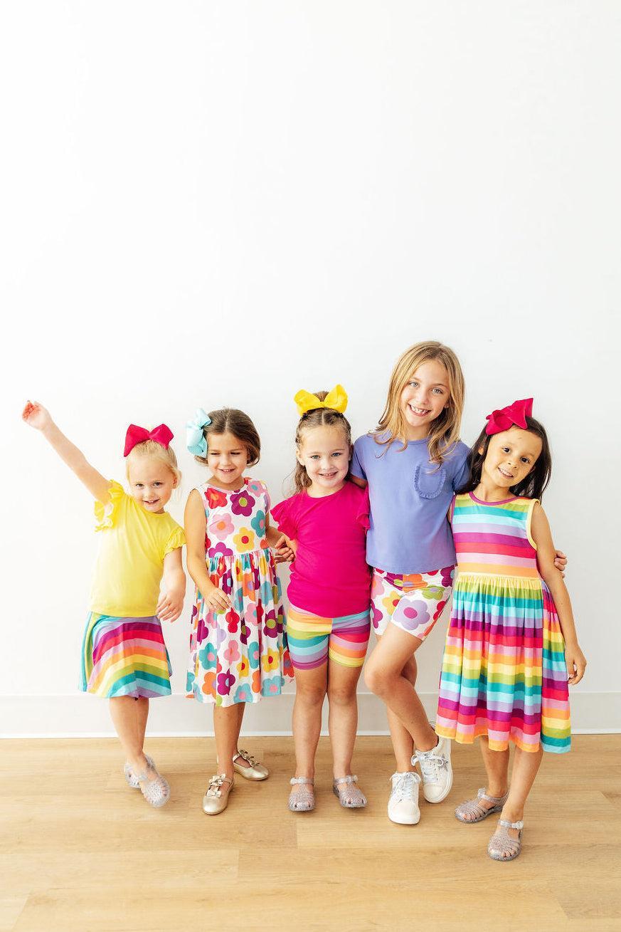 Cheerful Blooms Twirl Shorts by Mila & Rose ®