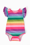 Cheerful Stripes S/S Flutter Bodysuit by Mila & Rose ®