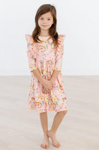 Chicks & Bunnies Ruffle Twirl Dress by Mila & Rose ®