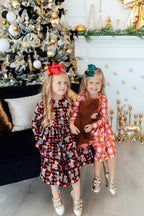Christmas Bears L/S Pocket Twirl Dress by Mila & Rose ®