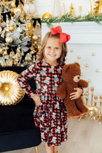 Christmas Bears L/S Pocket Twirl Dress by Mila & Rose ®