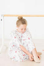 Clara's Christmas 3/4 Sleeve Ruffle Twirl Dress by Mila & Rose ®