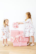Clara's Christmas 3/4 Sleeve Ruffle Twirl Dress by Mila & Rose ®