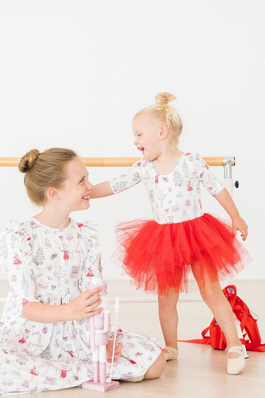 Clara's Christmas 3/4 Tutu Leotard by Mila & Rose ®