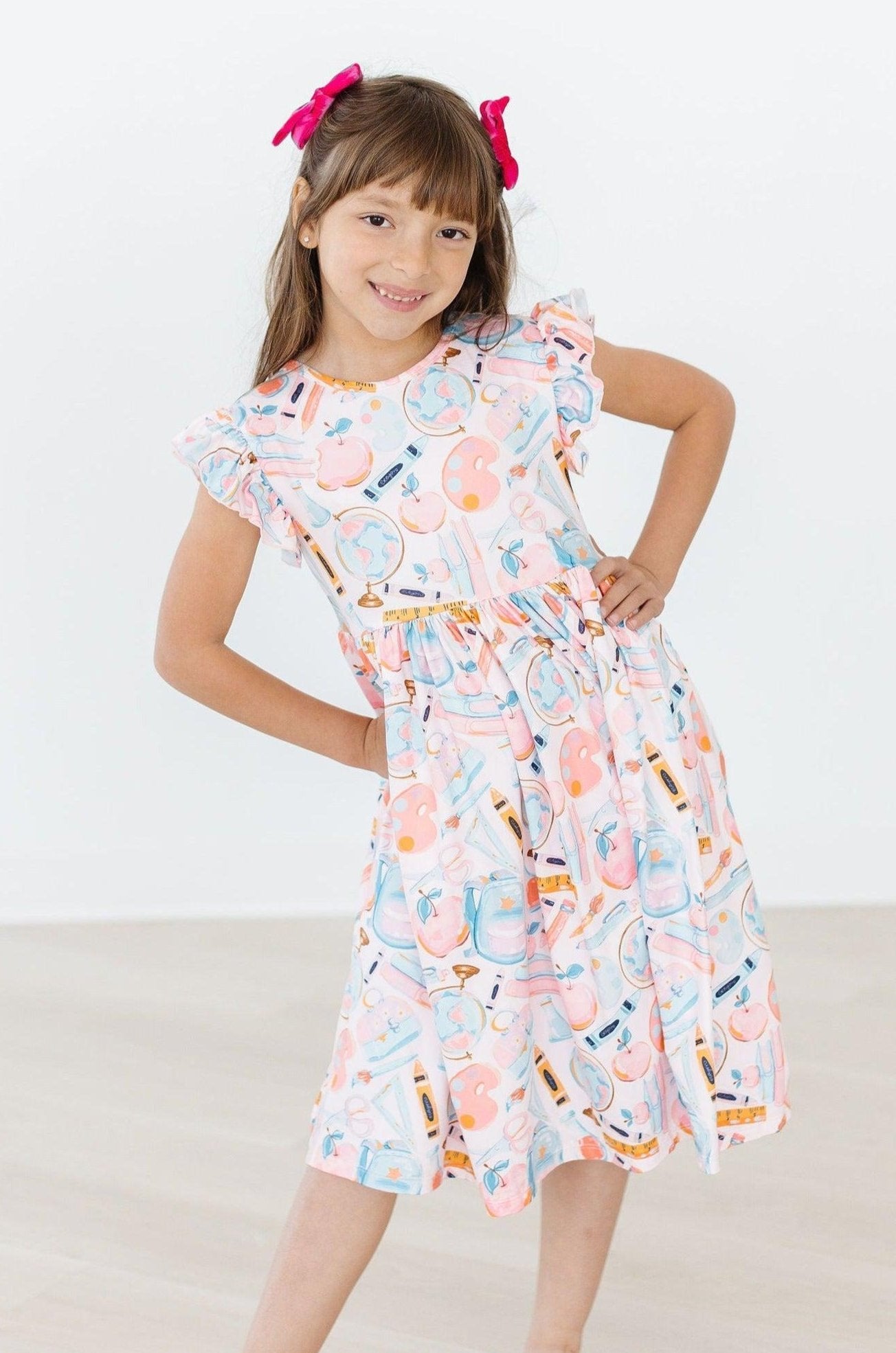 Class Act Flutter Sleeve Twirl Dress by Mila & Rose ®