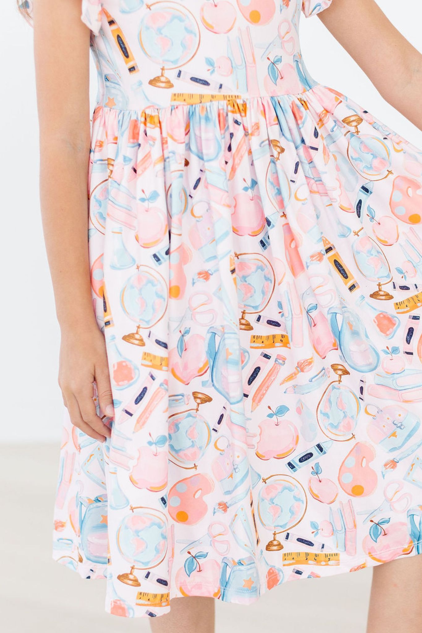 Class Act Flutter Sleeve Twirl Dress by Mila & Rose ®