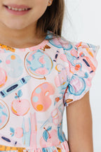 Class Act Flutter Sleeve Twirl Dress by Mila & Rose ®