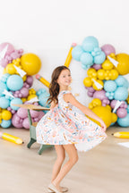 Class Act Flutter Sleeve Twirl Dress by Mila & Rose ®
