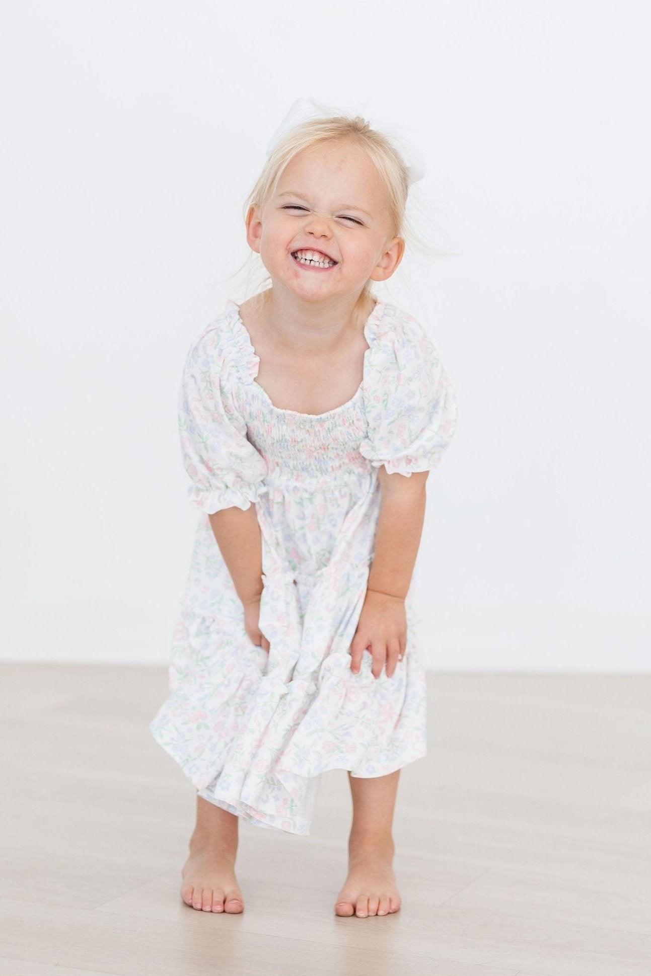 Cloud 9 Smocked Ruffle Dress by Mila & Rose ®