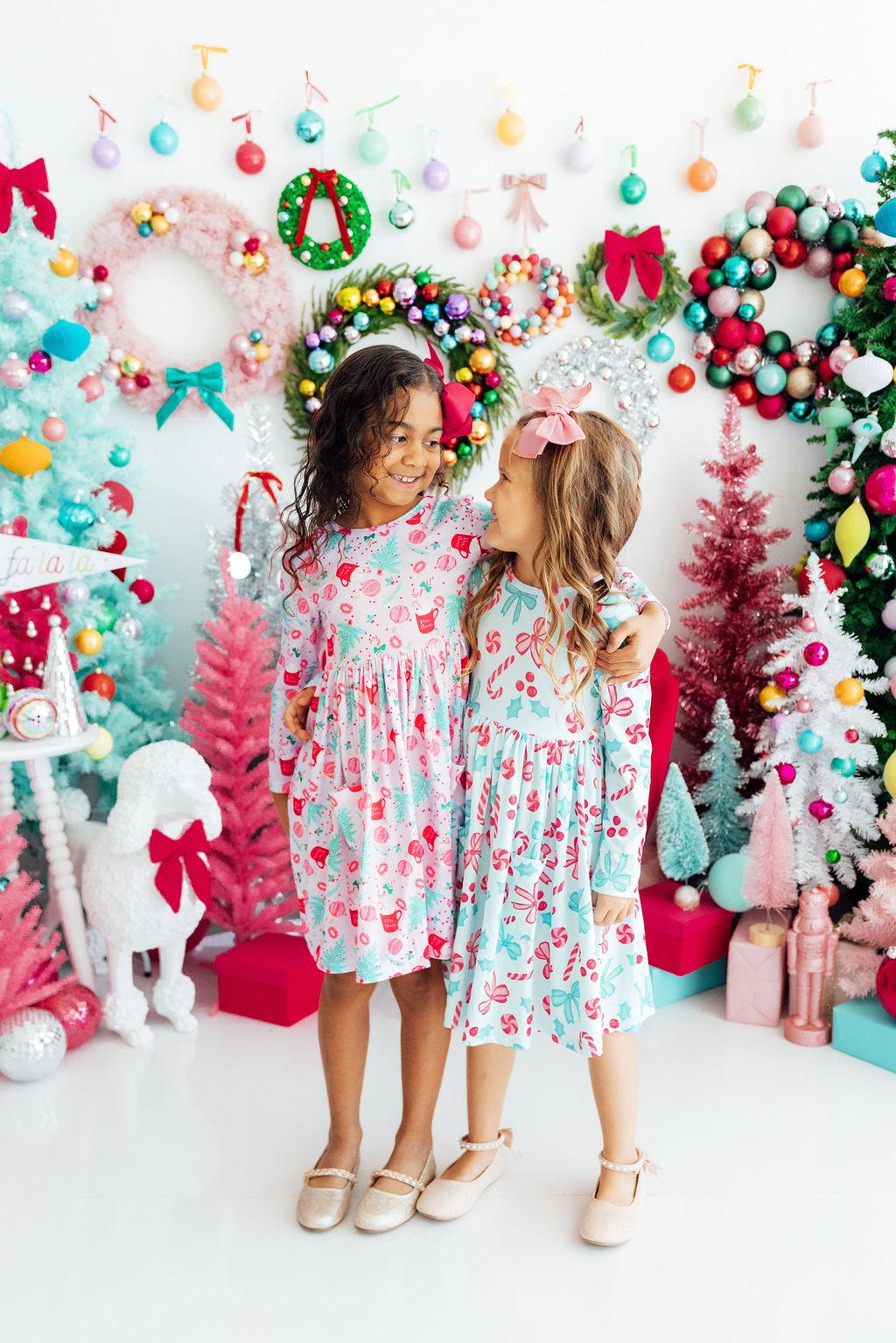 Cocoa Kisses L/S Pocket Twirl Dress by Mila & Rose ®